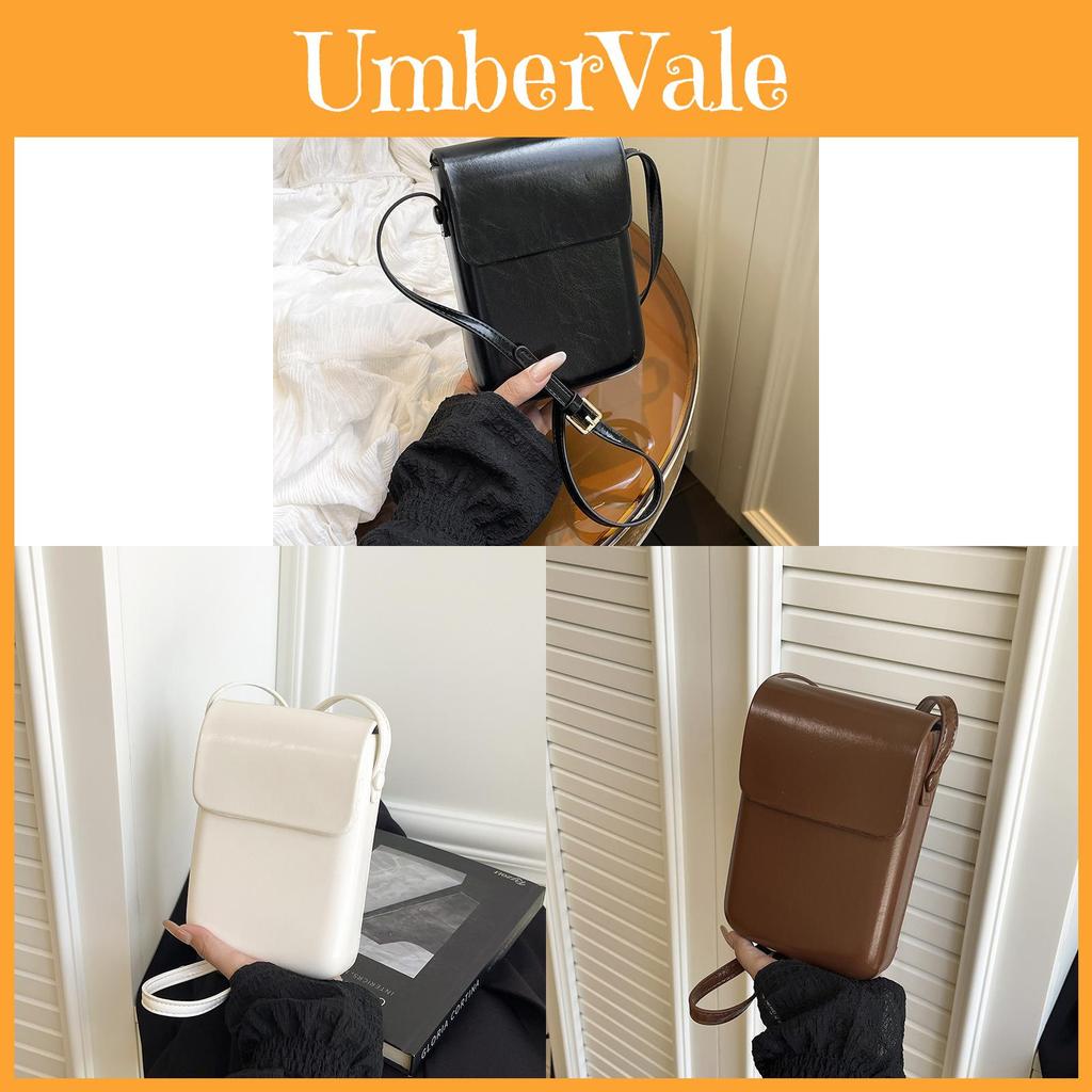 Street Style Pu Mini Crossbody Bag With Sewn Details For Fashionable Outings