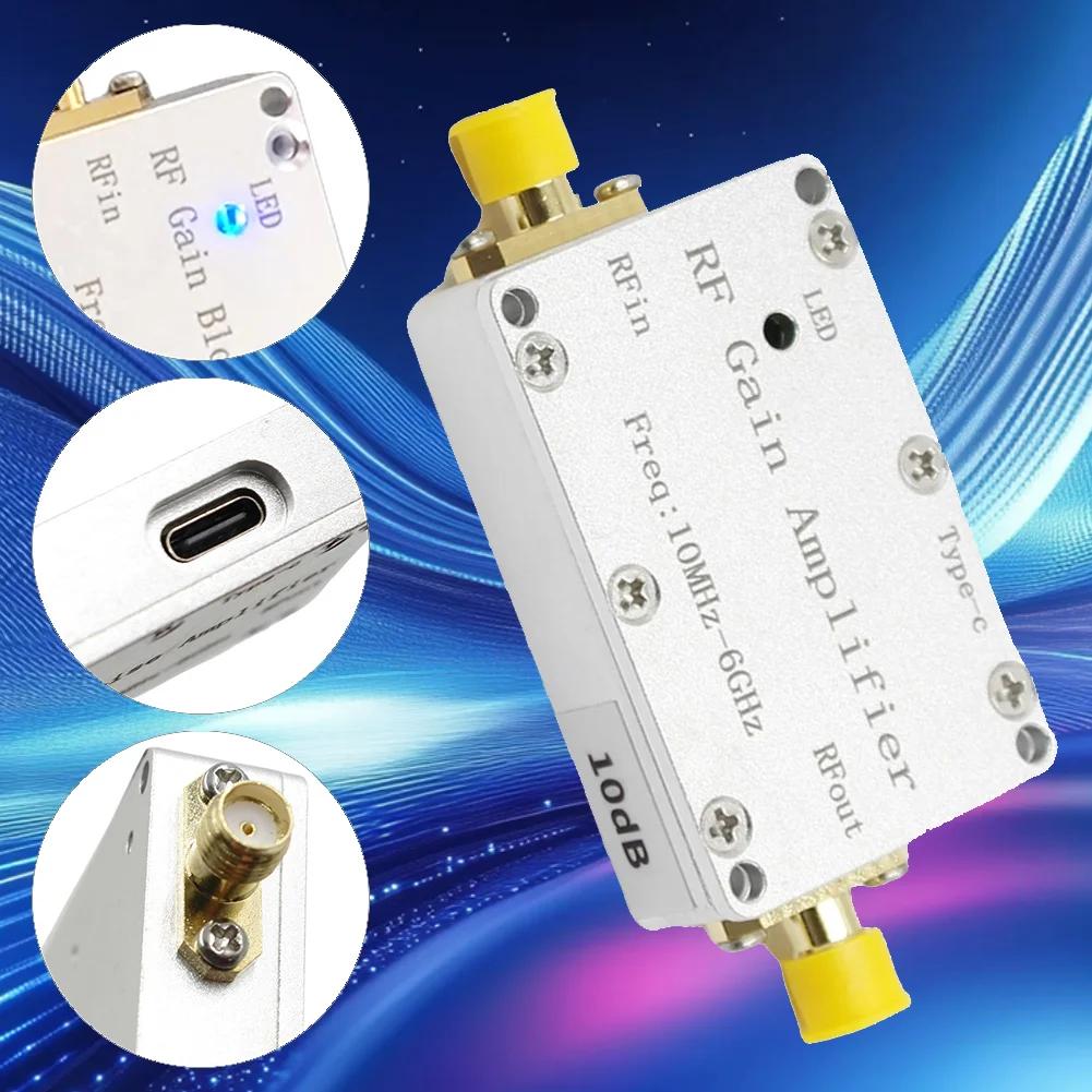 Full Band Low Noise Amplifier 10/20/30/40dB High Gain Power Preamplifier LNA Module Low Noise Gain Block Amplifier for RF & SDR