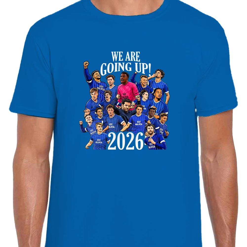 Cardiff City Promoted 2026 Adult T-Shirt Tee S-2XL Sizes/Colours Cardiff Tee 2XL