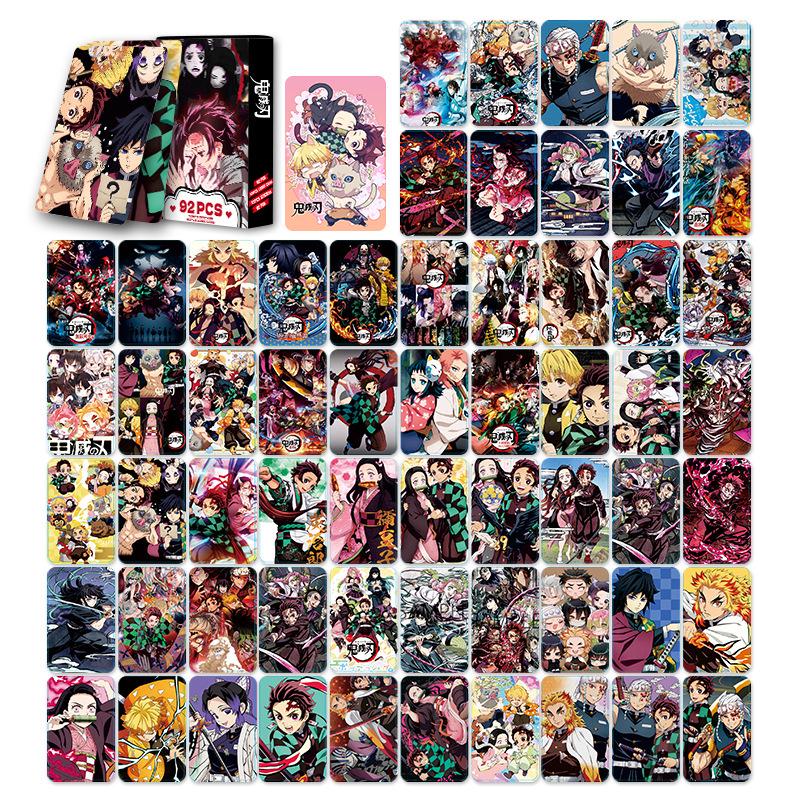 Demon Slayer LOMO Cards: 92 Double-Sided HD Photo Greeting Stickers
