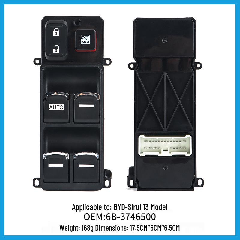 BYD S7 2013 Window Button Switch Assembly (Part No. 6B-3746500)