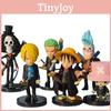 One Piece Luffy Zoro Black Outfit Pvc Figure Cake Decoration Set Of 6 Collectibles Gift