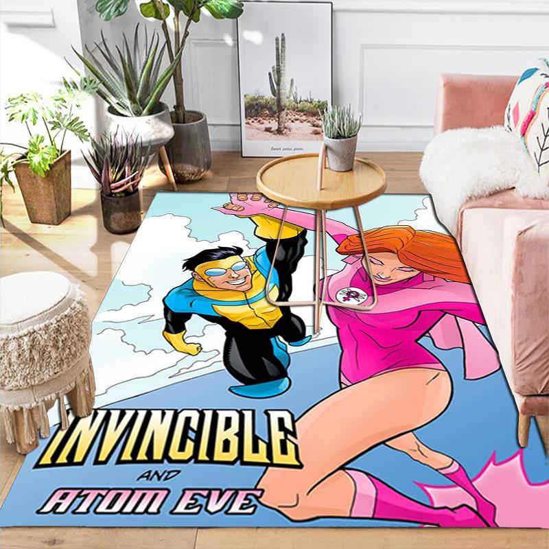 Invincible & Atom Eve Rug Floor Mat for Living Room or Bedroom Soft and Comfortable Carpet a Gift for Birthday and Holiday.SFF0917091