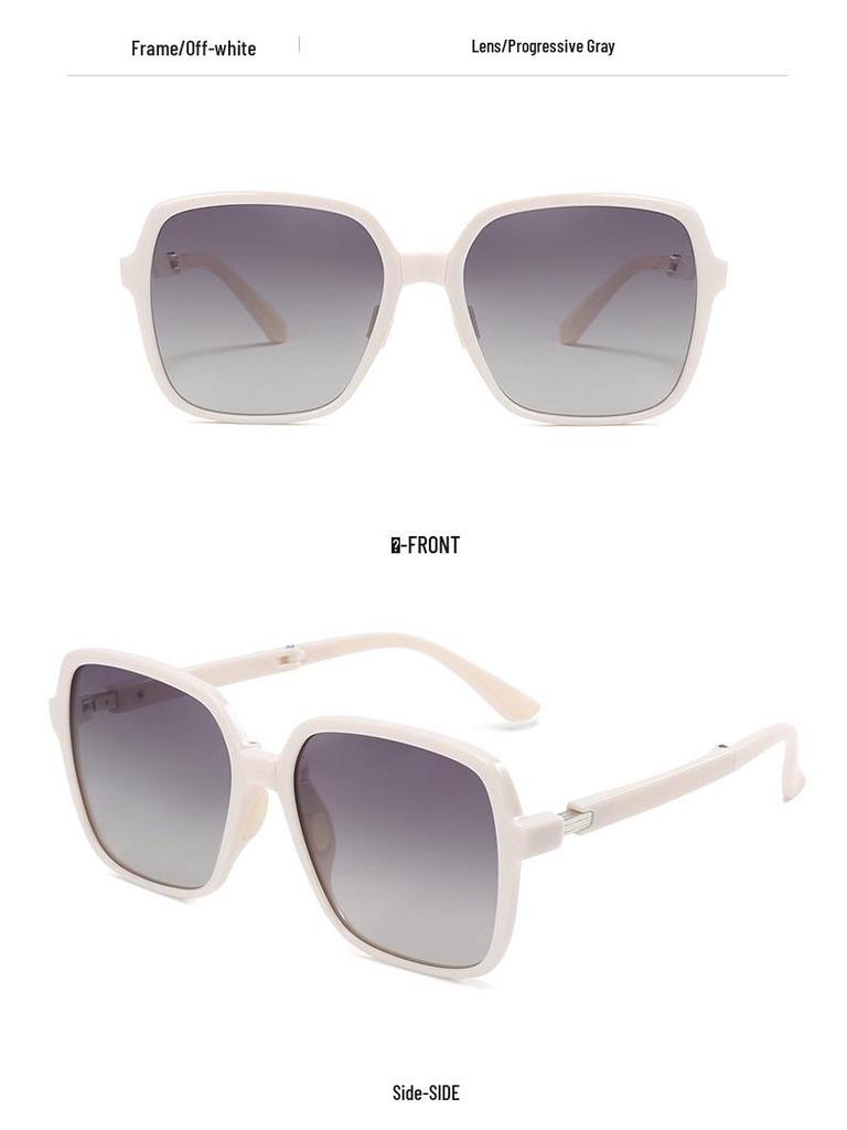 TRP20330 Banana 5th Gen Foldable Polarized Large Frame Blush Sunglasses with UV Protection