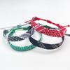 Arabic Geometric Ribbon Bracelet: Hand-Woven, Adjustable Ethnic Style
