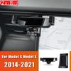 Car Mobile Phone Holder For Tesla Model S Model X 2014- Air Vent Mount Gravity Bracket Stand Auto Accessories For