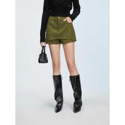 Women's French Style High-Waist Casual Shorts