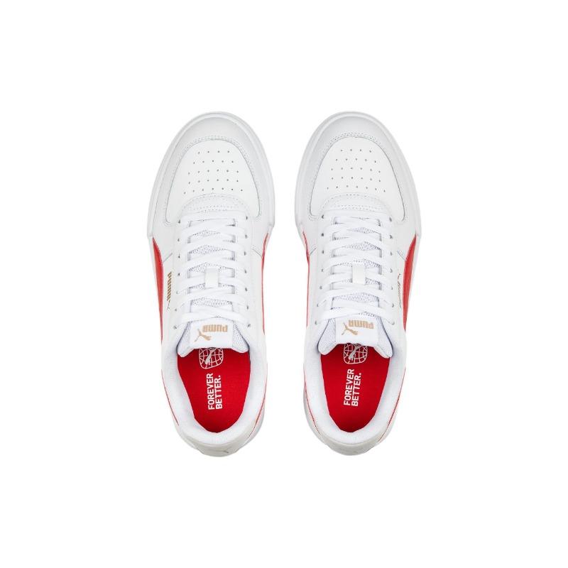 PUMA Caven Comfort Skate Shoes Unisex White Red 380810-25