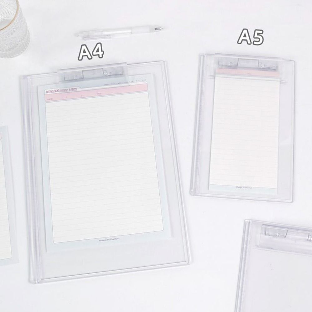 With Graduated Scale Memo Clipboard Durable Paper Organizer Portable Menu Folder  Writing