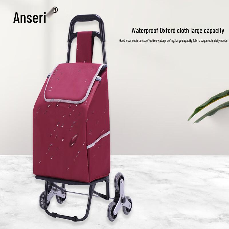 Ansai Rui Folding Stair Climbing Shopping Cart