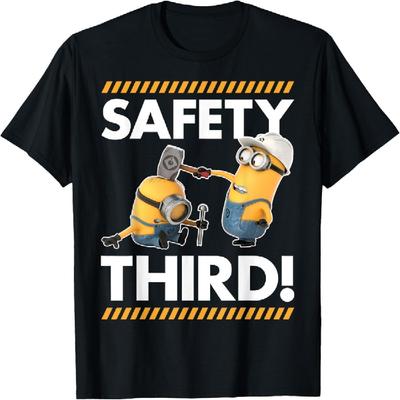 Despicable Me Minions Safety Third Graphic T-Shirt T-Shirt