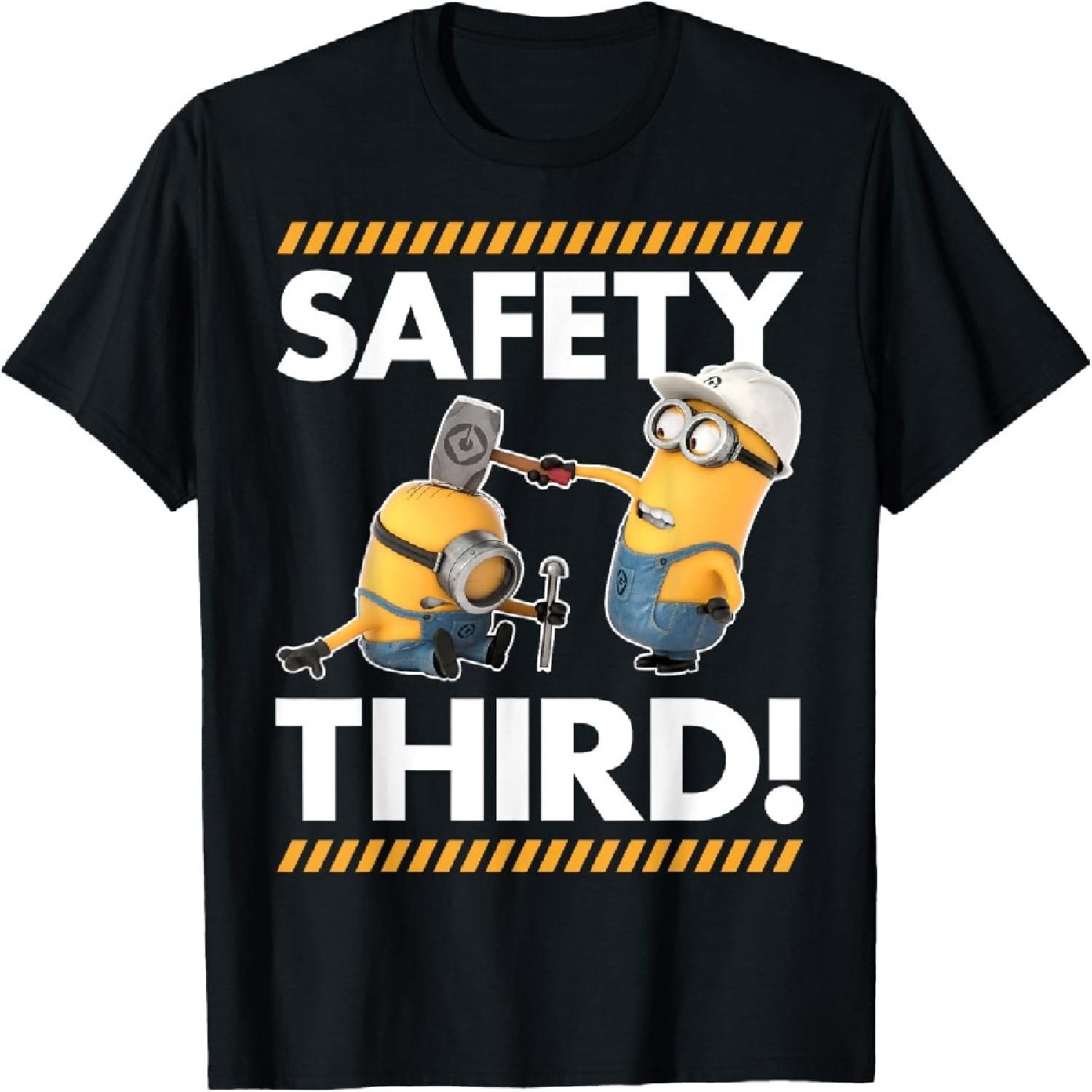 Гадкий Я Миньоны Безопасность Третья Графическая Футболка Футболка XXXXXL разноцветный