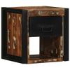 VidaXL Tables de chevet 2 pcs multicolore 40x35x40cm bois récupération, armoire de lit, meuble de chambre à coucher, table 4015952