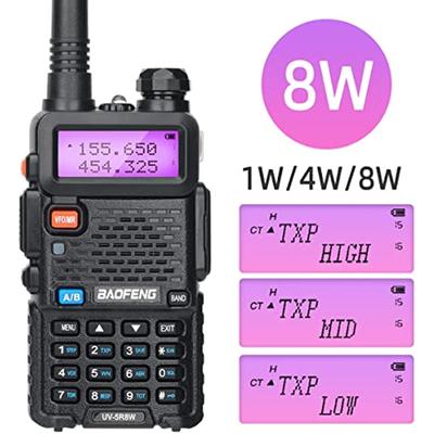 Baofeng-walkie Talkie Uv 5r, Radio De Caza, 1-10km, Comunicador Profesional, 8W,  Walkie Talkies De Largo Alcance