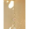 1pc Crystals Suncatcher Colorful Hanging Sun Catcher with Chain Pendant Ornament Crystal Balls Rainbow Maker for Window Home Garden Office