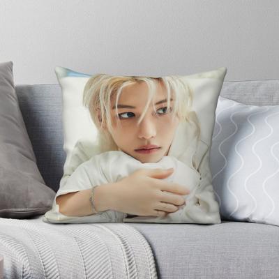 Husa de pernă pătrată Lee Felix Poliester In Piele de cămilă Catifea Fermoar Creativ Husa Pernă Decorativă Husa Pernă Casă