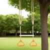 Trapeze Swing Bar Adjustable Height Obstacle Ring Swing Sets for Kids Adults Children for Home Gym Playground