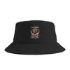 Dark Humor Skull I‘M Fine Bucket Hat  Hawaii Fisherman Caps For Unisex Vintage Fishing Sun Hats Soft Fold Custom Diy Cap