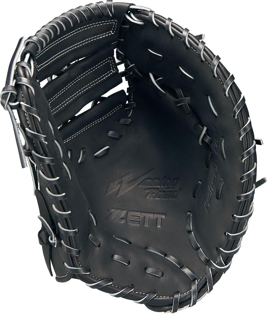 ZETT First Base Winning Black BRFB33513F Mitt, Road, Left-Handed Throw, (1900),