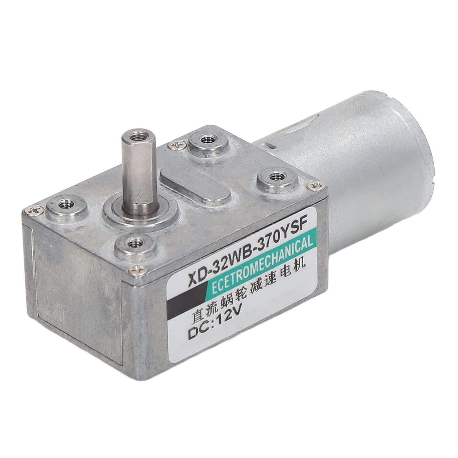

Двигун постійного струму з редуктором CW CCW Самоблокування Регулювання швидкості Мікротурбіна Черв ячний редуктор Двигун 12В