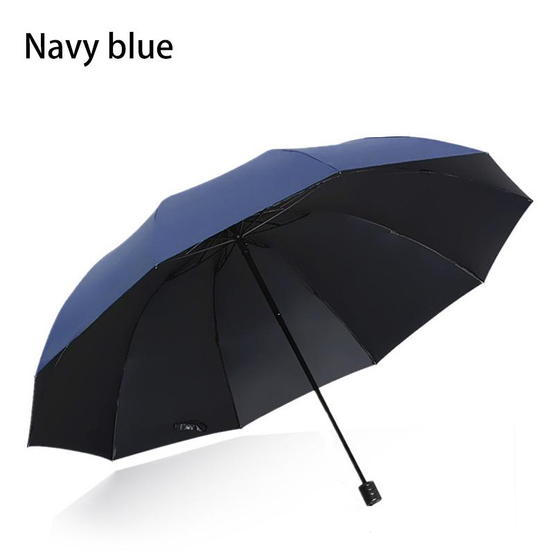 130cm extra-large folding umbrella suitable for both sunny and rainy days and is windproof, waterproof comprehensive protection.