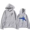 Hooded Sweatshirt Men's Long Sleeved Printed Sweats Fashion Oversized Pullover Vintage Streetwear Warm Fleece Casual Autumn Winter Unisex Top