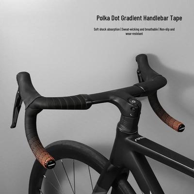 Zweifarbige, stoßdämpfende, rutschfeste, schmutzabweisende, atmungsaktive, waschbare Mountainbike-Lenkerband für Komfort