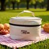 Portable lunch bag food insulated box Waterproof shoulder strap insulated box, hand-held lunch box bag, fresh aluminum