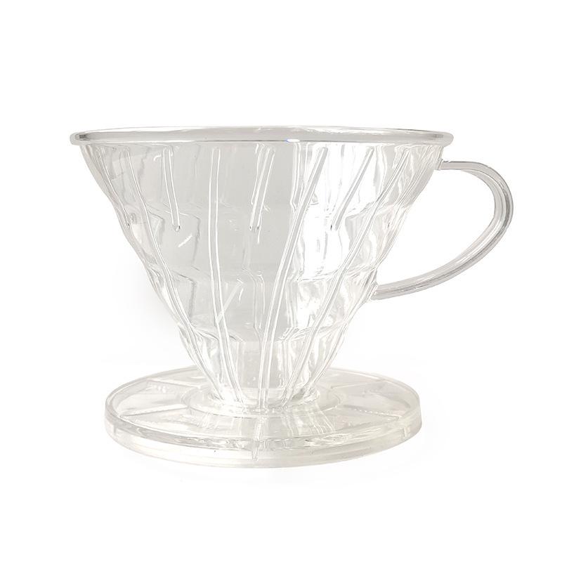 Transparent Pour-Over Coffee Filter Cup - Large Drip Extraction Immersion Cup