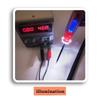 Automotive Circuit Tester with Backlit LCD and LED Indicators for Voltage Detection in Cars Trucks and Motorcycles