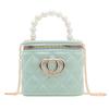 Girls Bag Fashion Pearl Handbag Children Little Girl Back Spring And Summer Jelly Cosmetic Bag