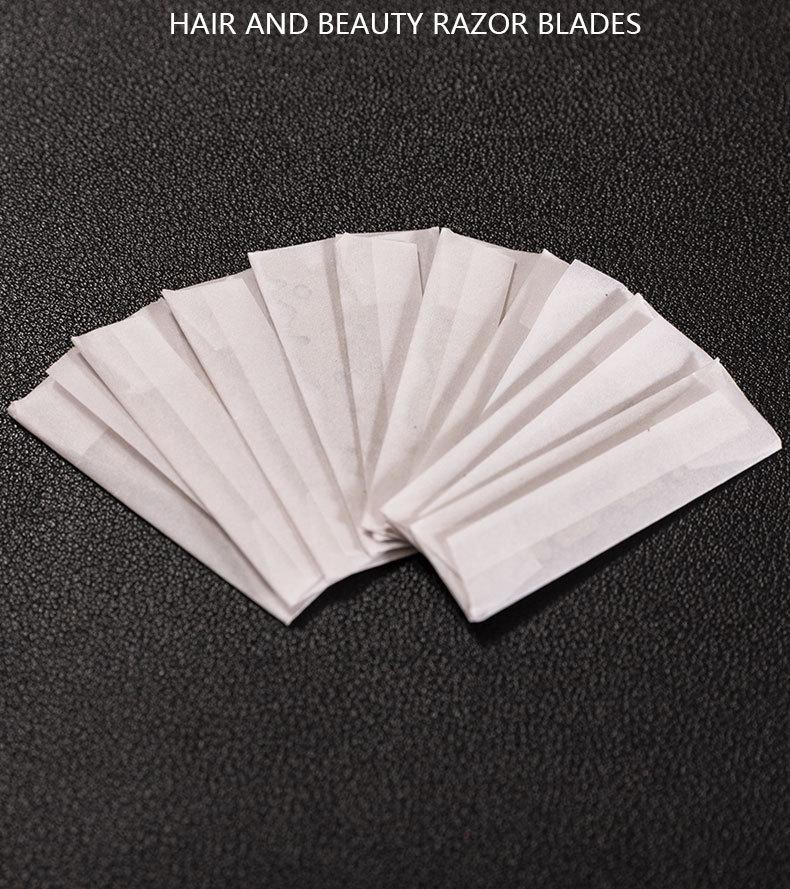 100 Disposable Stainless Steel Razors for Beard, Eyebrows & Hair Trimming