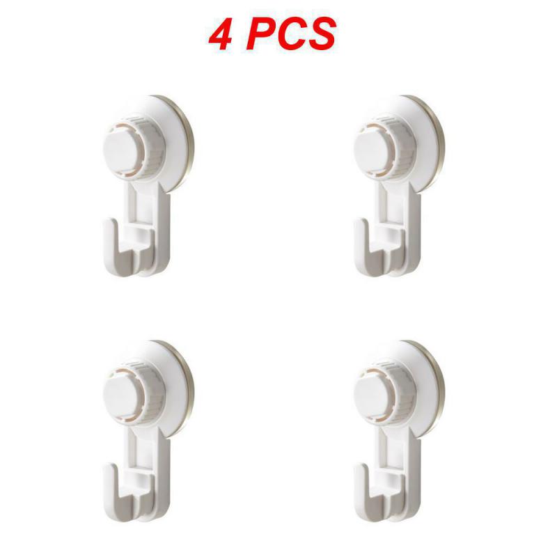 1~5PCS Strong Suction Cup Vacuum Hook Self Adhesive Door Wall Hanger Hook Key Holder Heavy Load Rack Kitchen Bathroom Hanging