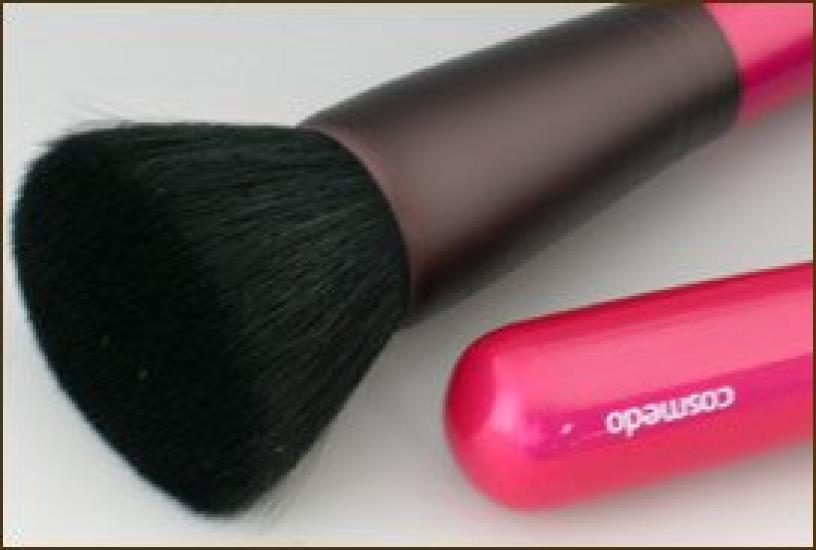 Makeup Brush Cosmedo Kumano Brush Makeup Brush for Powder Foundation Face Brush Type Powder In Makeup Takumi's (Short Brush) Sokoho+Hakusenho [Made