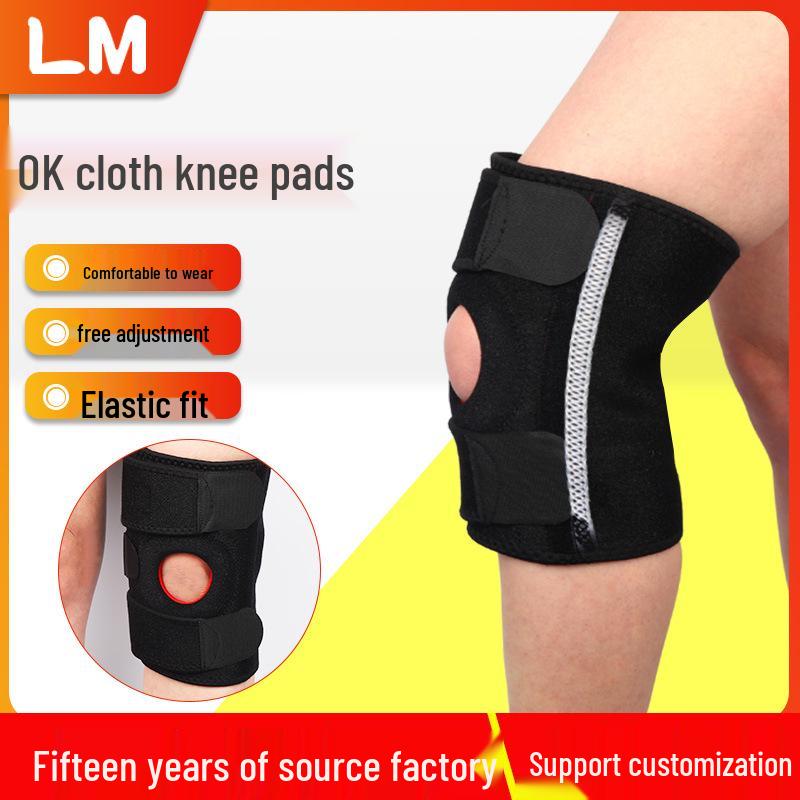 Men's Sports Knee Pads: Football, Basketball, Cycling, Weightlifting, Running - Shock Absorption & Breathable Protection.