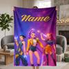 HUNTRIX Custom Flannel Blankets Soft Warm Cozy Throws for Home Decor Holiday Gifts