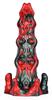 Hortarix Dildo 19 X 5.5cm Black and Red - MONSTERED - Unusual Dildos
