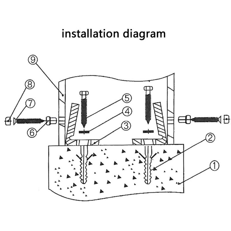 High Strength Toilet Fixing Bolts with Sturdy Slip Designs for Comfortable Fit in Residential and Commercial Setting