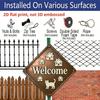 2D Flat, 1pc Vintage House-Themed Metal Wall Sign - Housewarming Gift Suitable for Front Door, Entryway, Living Room - Aluminum House Plaque for