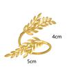 1Pcs Gold Silver Leaf Napkin Rings Holder Fall Napkin Buckle for Thanksgiving Wedding Party Home Kitchen Home Table Decor