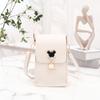 Cute pendant single shoulder crossbody mobile phone bag versatile fashion simple women's bag