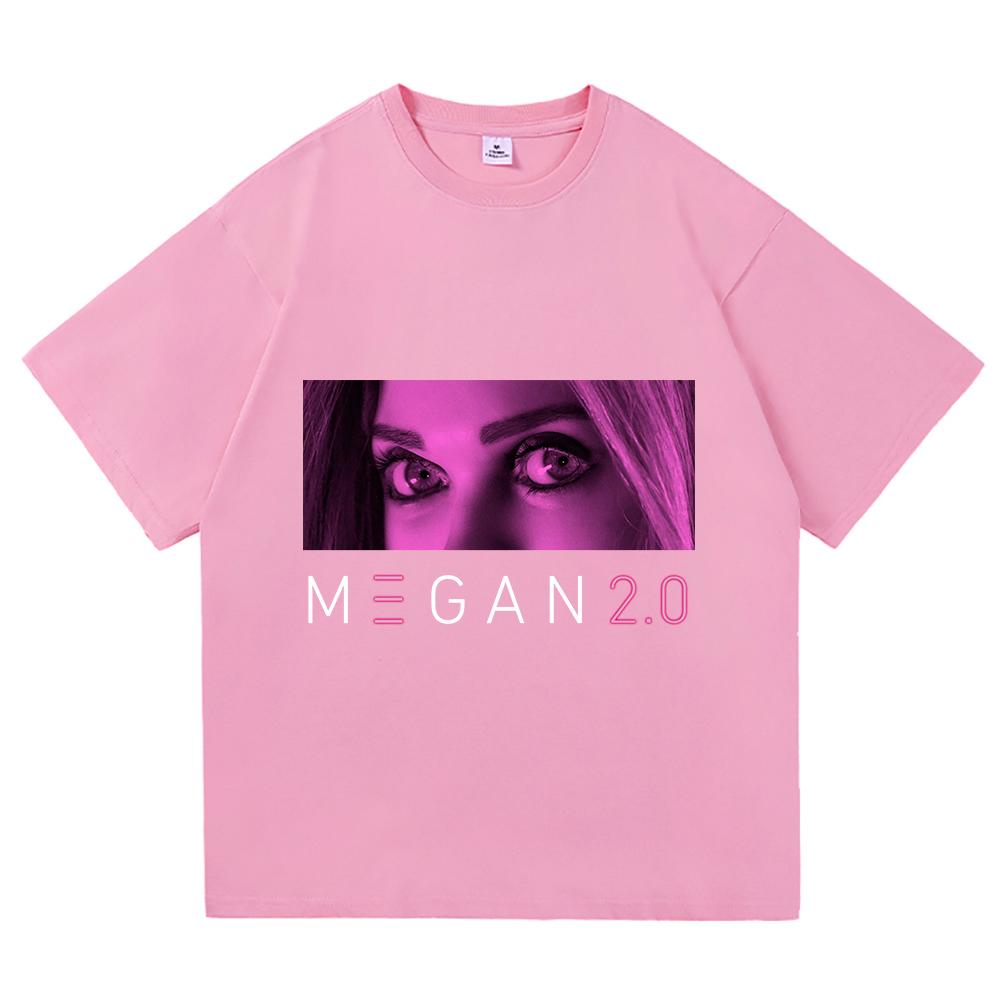 Horrorfilm M3GAN 2.0 T-Shirt 2025 Mode Halloween Retro Herren-/Damenbekleidung Vintage Harajuku Hochwertige Oberteile Baumwoll-T-Shirts