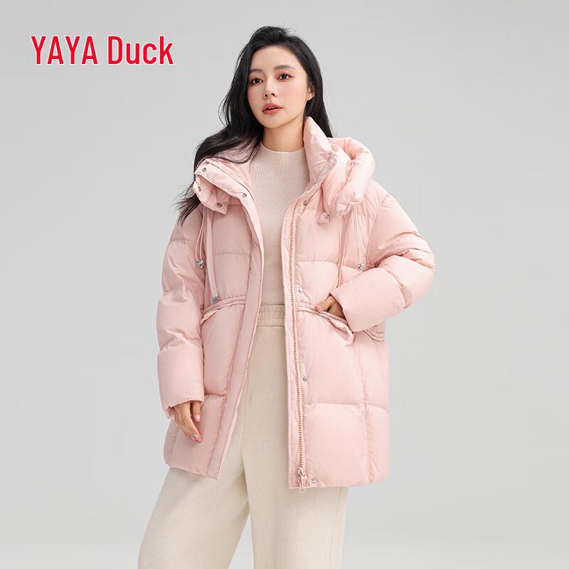 YAYA Dame 2024 Middels lang hette dunjakke