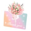 Mothers Day Flower Cards 10Pcs 3D Thank You Card, Floral Bouquet Greeting Best Wishes Note Card Appreciation Gifts for Anniversary, Mother's