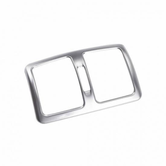 Silver Titanium Back Row Air Outlet Vent Cover Trim For Benz 2007-2014 C-Class