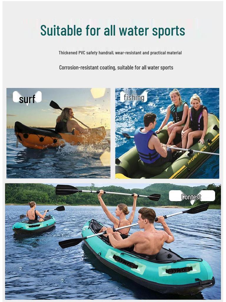 Cross-Border Inflatable SUP/Kayak Paddleboard with DIY Handle Installation