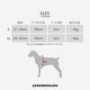 Border Pattern Sort Full Harness and Leash Size (pink, S)