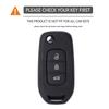 Silicone Key Fob Cover Auto Key Fob Case Fit For Renault Kwid Trafic Clio Kadjar Clio 5 Captur Arkana Sandero Stepway Logan Twingo