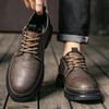 Sapatos Oxford de Couro Formais Casuais da Moda para Homens com Cadarço Calçados Formais de Vestir Masculinos Calçados Casuais de Escritório Sapatos de Negócios da Moda para Homem