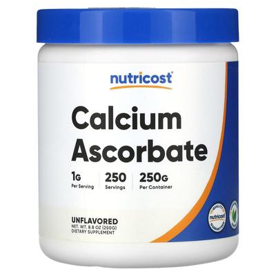 Nutricost, Pudră Ascorbat de Calciu, Fără aromă, 8,8 oz (250 g)